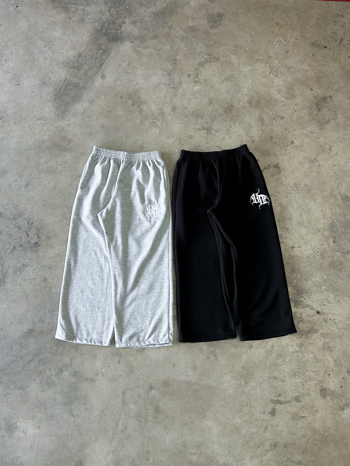 SIGNATURE PLAIN "BAGGY SWEAT PANTS" PHANTOM BLACK