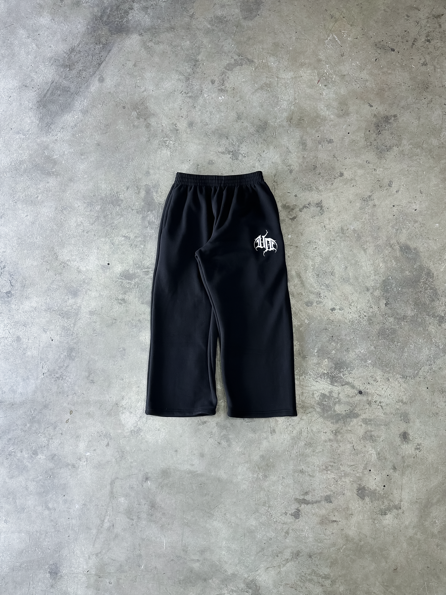 SIGNATURE PLAIN "BAGGY SWEAT PANTS" PHANTOM BLACK
