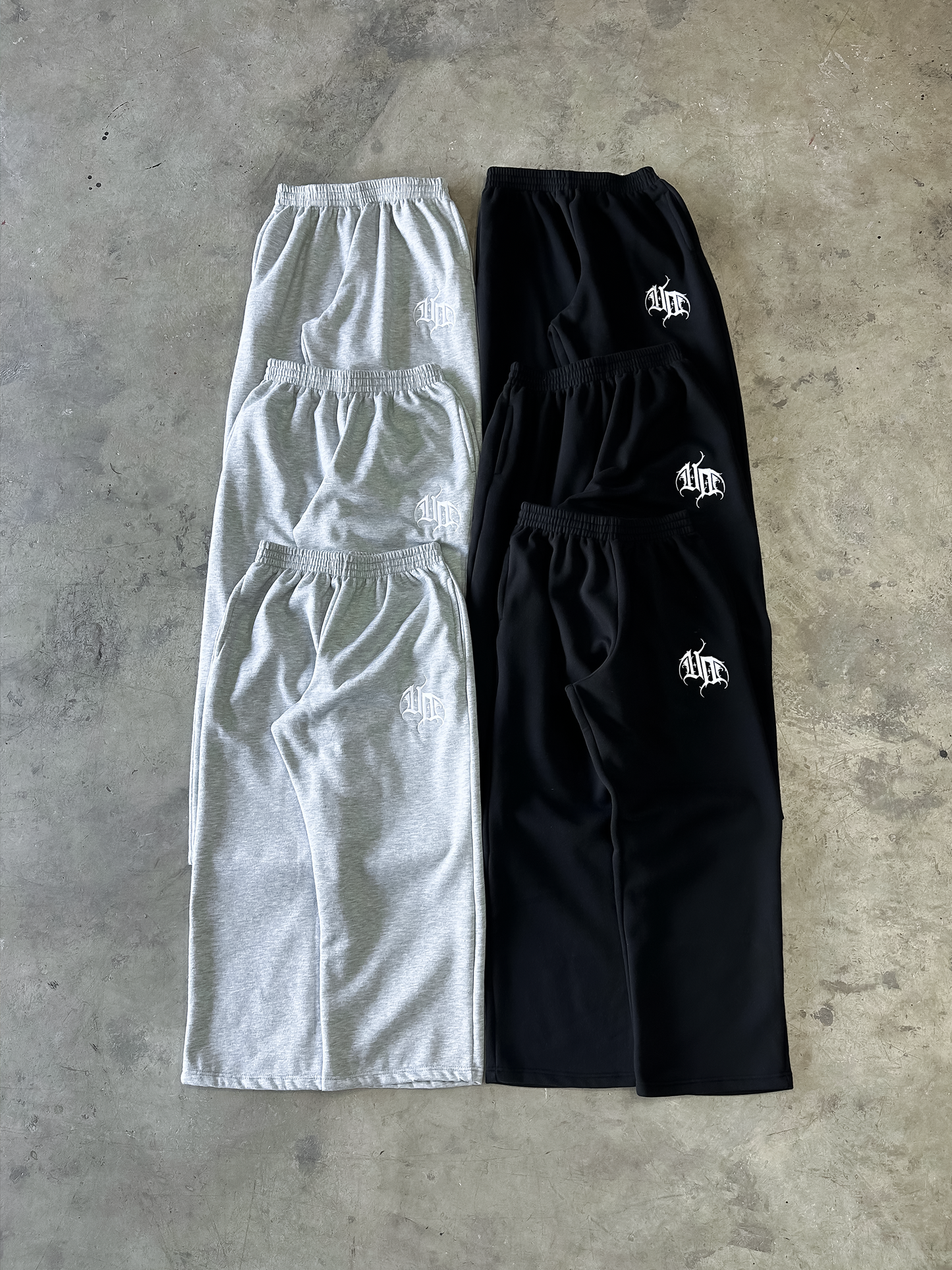 SIGNATURE PLAIN "BAGGY SWEAT PANTS" PHANTOM BLACK