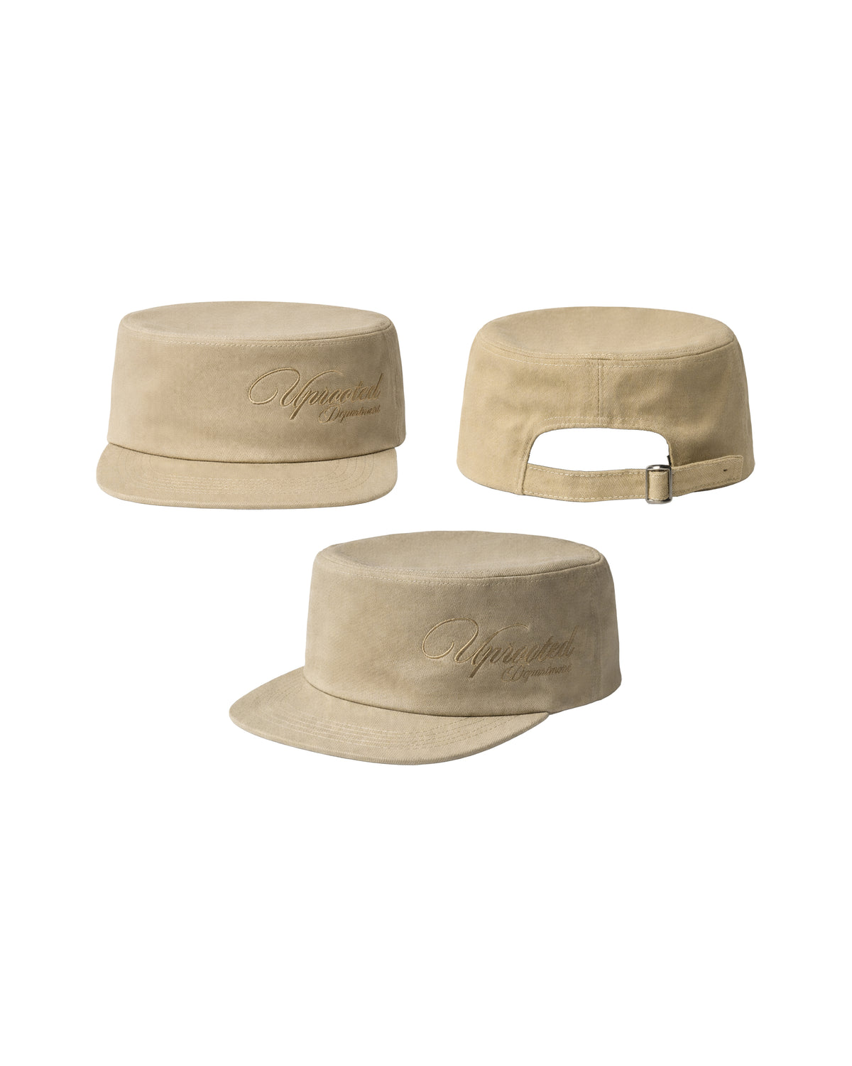 "SANDSTONE" FLAT TOP PILLBOX CAP
