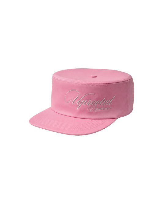 "PINK HALO" FLAT TOP PILLBOX CAP