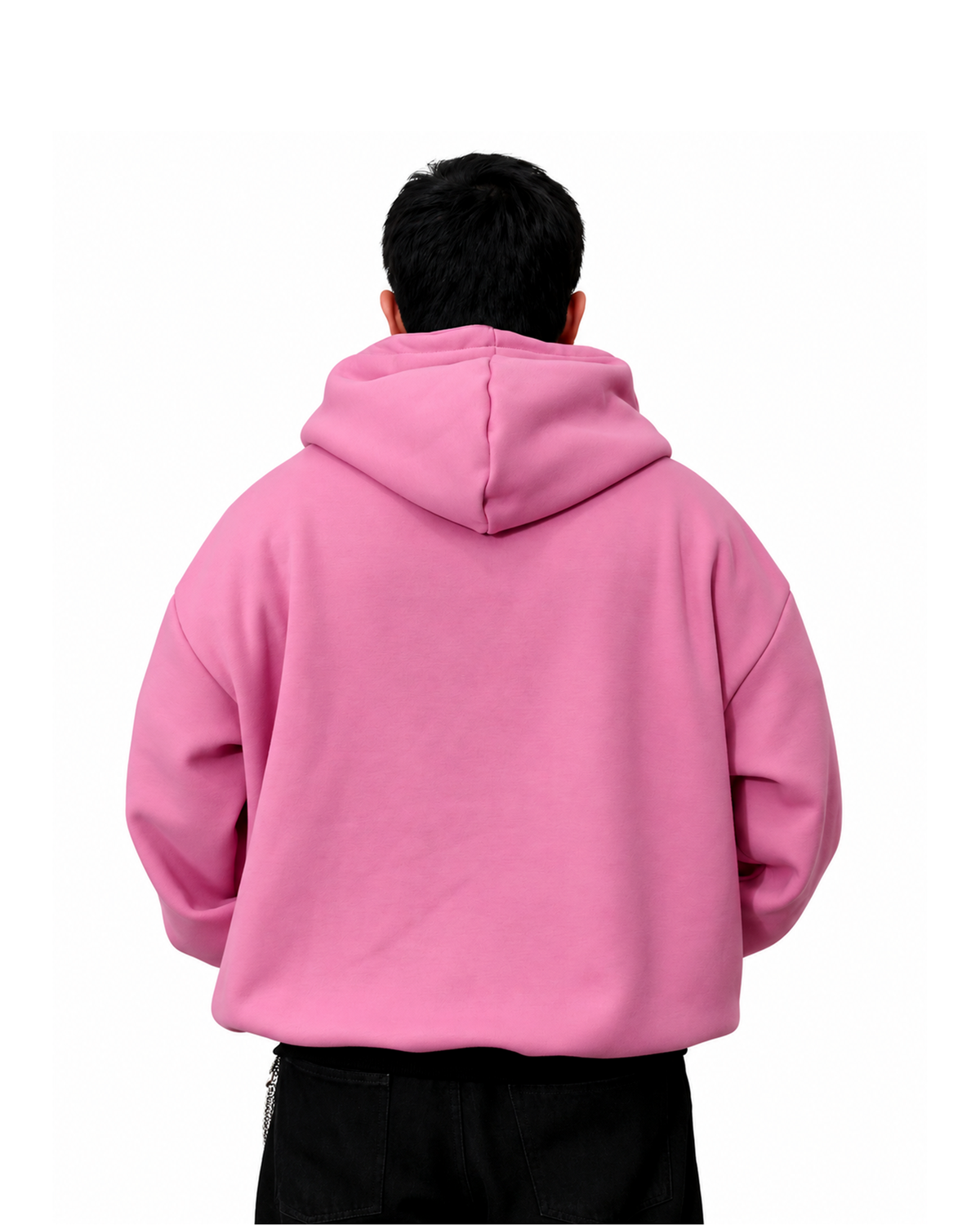 UPROOTED BLUSH CREEPER 450GSM HEAVYWEIGHT BOXY FULL ZIP HOODIE – OVERSIZED PINK COTTON FLEECE STREETWEAR JACKET