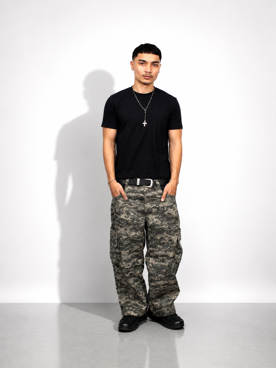 "Moss" Wide Leg Cargo Pants