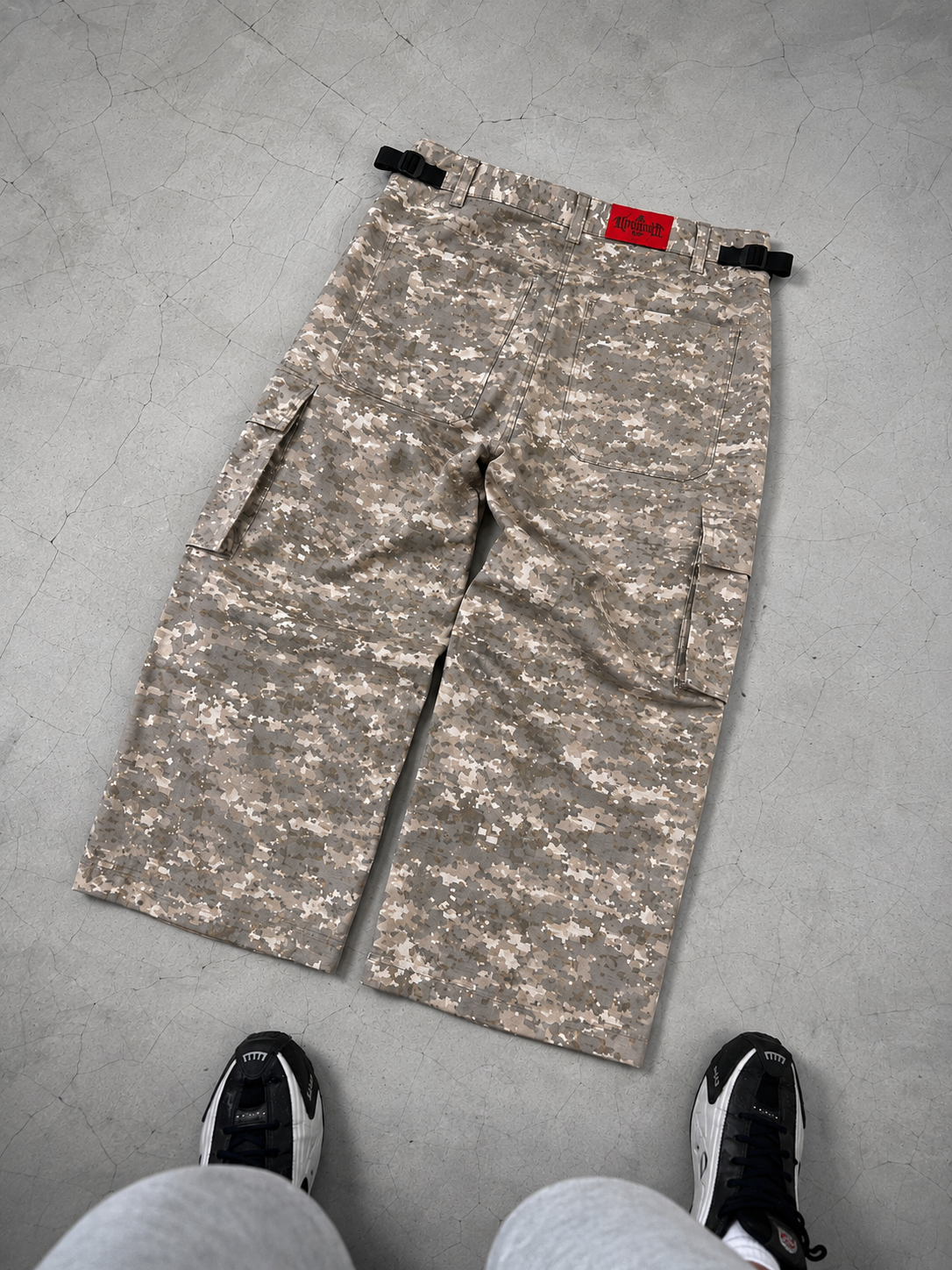 Uprooted "Dessert" Wide Leg Cargo Pants