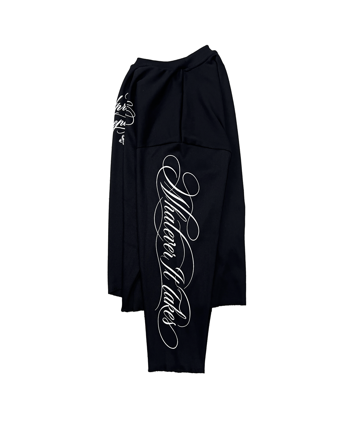 UPROOTED DEPARTMENT Raw Hem Long Sleeve Shirt – 220 GSM CVC Cropped Boxy Fit